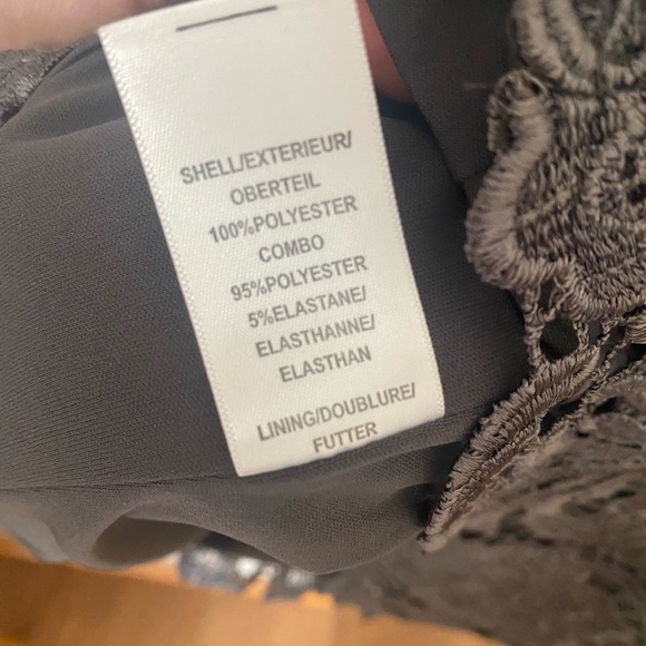 Adrianna Papell Embroidered Lace Cocktail Dress - Women’s 10 - Picture 8 of 9